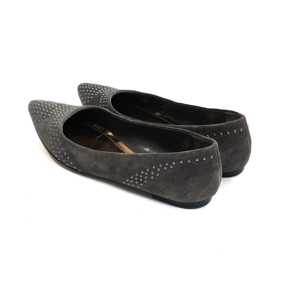 ELLEN TRACY Maddy Suede Studded Flats Size 8.5 - Picture 6 of 11